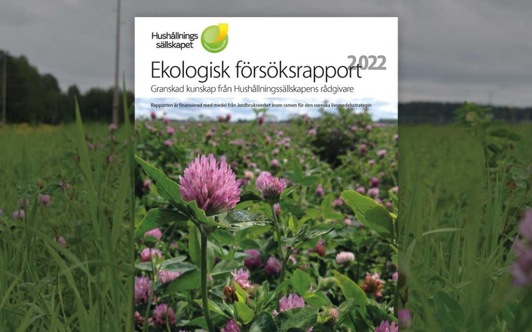 Växtnäring – del 1 ur Ekologisk försöksrapport