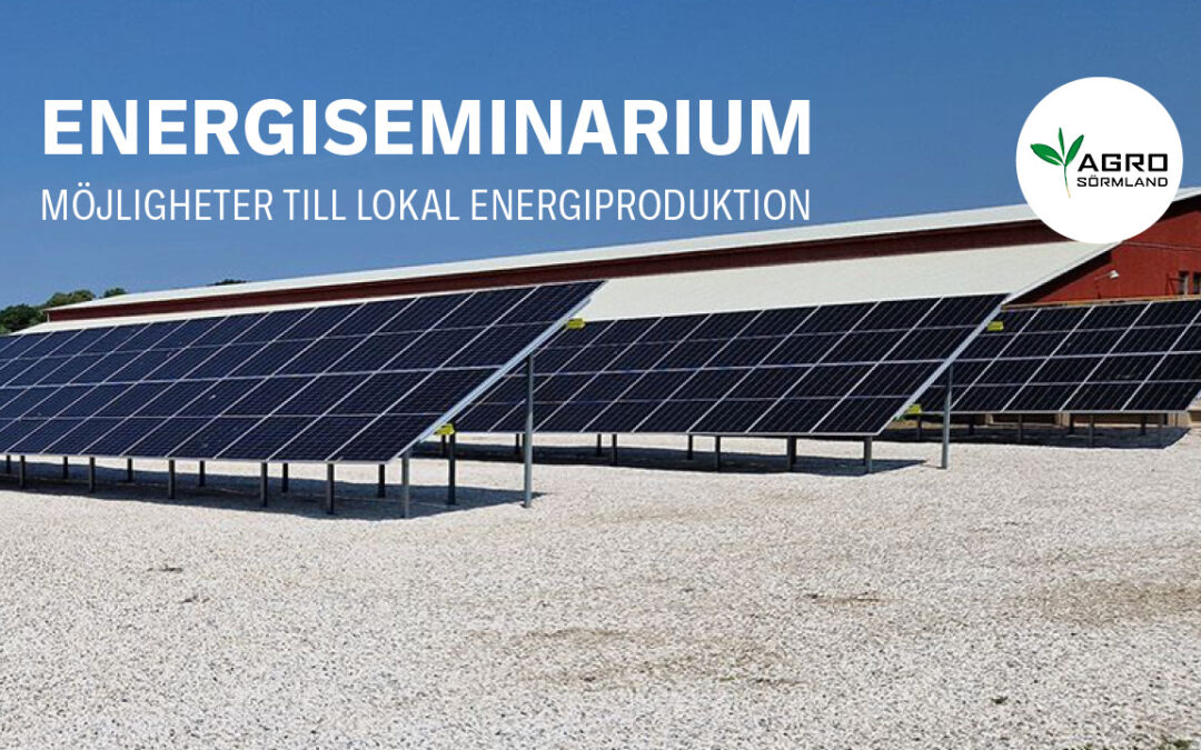 Energiseminarium – lokal elproduktion