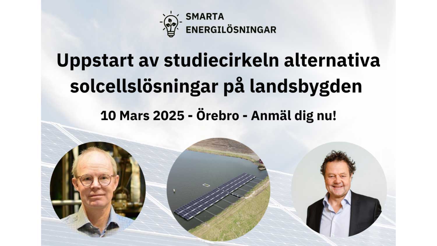 Studiecirkel om alternativa solcellslösningar på landsbygden