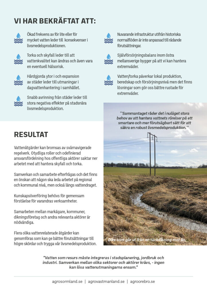 Ökad robusthet och resiliens i vattenförvaltningen, folder sid 3