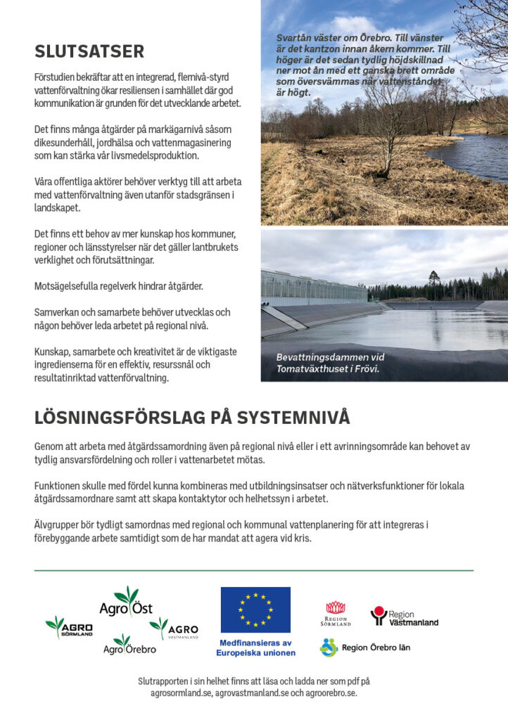 Ökad robusthet och resiliens i vattenförvaltningen, folder sid 4