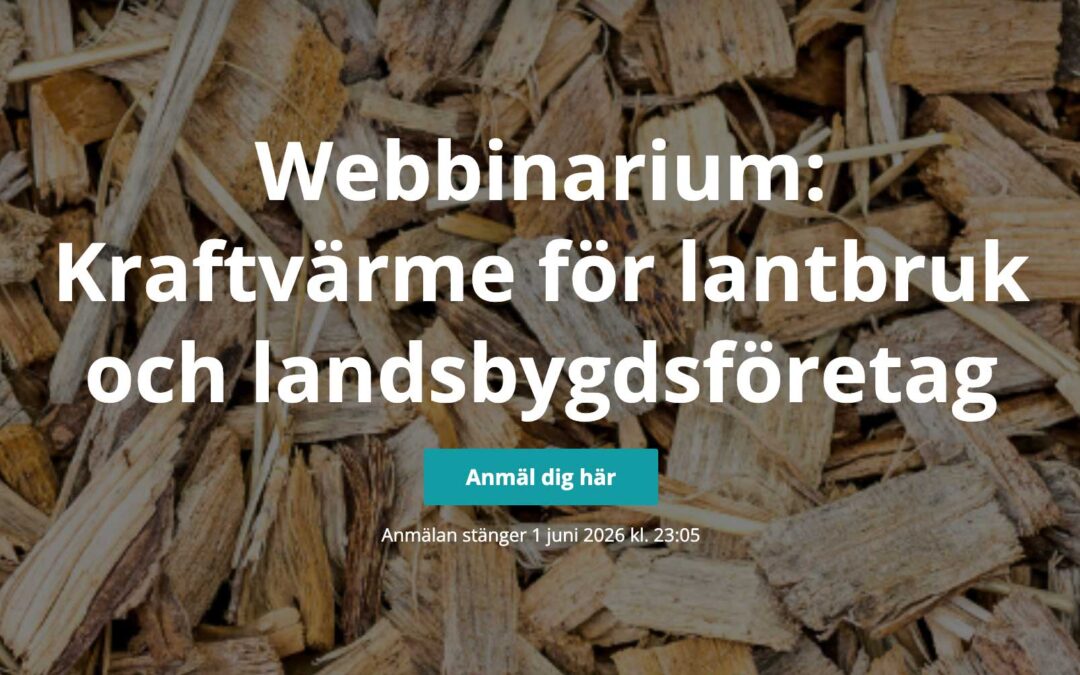 Kraftvärme för lantbruk och landsbygdsföretag